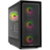 Nox Xtreme Hummer Aero, Midi Tower, PC, Schwarz, ATX, ITX, micro ATX, Edelstahl, Gehärtetes Glas, Taschenlüfter