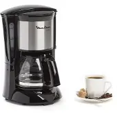 Moulinex FG150813, Filterkaffeemaschine, Gemahlener Kaffee, Schwarz