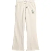 Superdry für Damen. W7011094A Athletic Low Rise Flare Jogger-Hose cremeweiß (XL), Lässig, Baumwolle