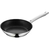 WMF Bratpfanne 24 cm, Edelstahlpfanne, Cromargan Edelstahl beschichtet, backofen