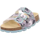 Superfit Mädchen FUSSBETTPANTOFFEL LILA/MEHRFARBIG 8530