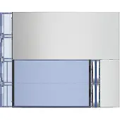 Bticino Legrand 352021 Frontblende für Ruftastmodul SFERA Aluminium mit 2 Ruftasten, Farbe: Allmetal