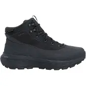Jack Wolfskin 1100000002199 "WILD QUEST TEXAPORE MID M", Herren, Gr. 42, schwarz (phantom), Leder, Synthetik, Schuhe 1100000002199, Winterboots, Winterstiefel, Snowboots, Winterschuhe, gefüttert