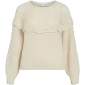 Vila Vimoyano Rundhals Strickpullover