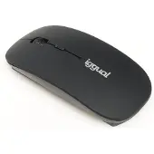 Iggual IGG316771, Beidhändig, Bluetooth, 1600 DPI, Schwarz
