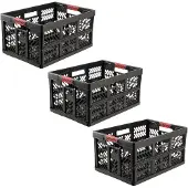 Keeeper ben Profi-Klappboxen, 3er-Set, 45 l, Graphit