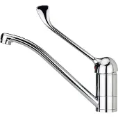 Teka MED 913, Standard, Chrom, Metall, Hebelgriffe, Einzelbild, 28,3 cm