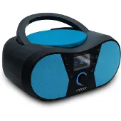 Metronic MOOOV 477412 Tragbarer CD-Player mit Radio, USB, Lautsprecher - Mini Kofferradio