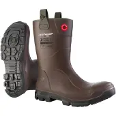 Dunlop Purofort RigPRO full safety Sicherheits-Baustiefel, Dark Brown, Größe 44