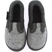 Beck Uni Kinder Hausschuhe, Slipper, Grau, 34 EU