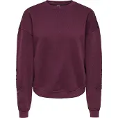 ONLY Sweatshirt "ONLBROOKLYN L/S EMBROIDERY BOX SWT", Baumwollmischung, regular fit