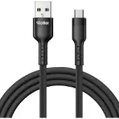 Rollei Mini USB B5 Kabel, USB A auf Mini 5 Pin USB 2.0 Ladekabel mit Aluminium S