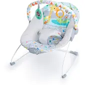 Bright Starts Babywippe Safari Fun Vibrationen Spielbogen 3-Punkte-Gurt bis