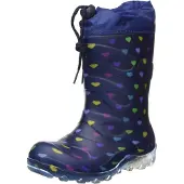 Beck Mädchen Schneestiefel mit blinkender Sohle, Blau, 33 EU