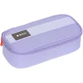 Lassig Bold, Weiches Federmäppchen, Recyceltes Polyester, Lavendel, Einfarbig, Reißverschluss, Uni