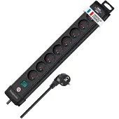 Brennenstuhl Premium Plus Extender 8 fach mit Schalter 3 m, schwarz, 1156001068