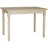 Koma Tools Tisch II aus massivem Kiefernholz lackiert 130 x 70 cm