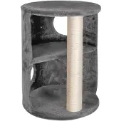 OEM Kratzbaum für Katzen, Ø 42 x 58 cm, Grau, Plüsch