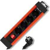 REV SupraLine Steckdosenleiste 4-Fach - mit Schalter, 1,9m, Kupfer