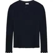 Minymo T-shirt LS Rib dark sapphire (7997) 104