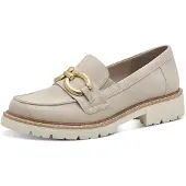Jana Damenschuhe Halbschuhe Slipper Beige Freizeit