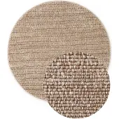 Villeroy & Boch Teppich "Woll-Optik Teppich Wilma", beige (beige multifarben), H:8mm Ø:200cm, Baumwolle, Polyester, Teppiche, Teppich, Handgemacht, Woll-Optik, Weich, Meliert, Wohnzimmer, Schlafzimmer