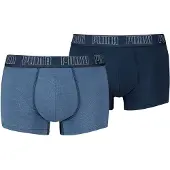 Puma Herren Boxershorts, 2er Pack - Everyday Trunks 2P, Cotton Stretch, einfarbig