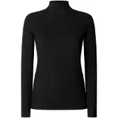 Pepe Jeans für Damen. PL5000310 T-Shirt Bruna schwarz (M), Lässig, Viskose, Langarm