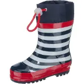 Playshoes Kinder Gummistiefel aus Naturkautschuk, trendige Uni Regenstiefel m