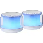 Mars Gaming MS-AURA, Verkabelt & Kabellos, 15 W, 20 - 20000 Hz, 4 Ohm, Weiß