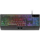 Mars Gaming MK124, Volle Größe (100%), Kabelgebunden, USB, Membran Key Switch, RGB-LED, Schwarz
