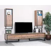 AEA Rtv Wohnwand tv Wand Schrank Regal Wohnzimmer Fernseher Wohnwände Vitrine