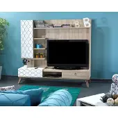 AEA Rtv Wohnwand tv Wand Vitrine Fernseher Regal Wohnwände Schrank Wohnzimmer