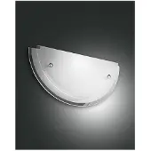 FABAS LUCE Wandleuchte Hill aus geschliffenem Glas