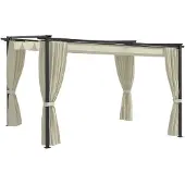 vidaXL Pavillon 4 x 3 m Creme