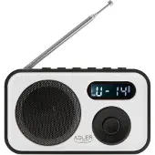 Adler AD 1906, Tragbar, AM, FM, 87,5 - 108 MHz, 522 - 1620 kHz, 0,8 W, LCD