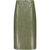 Cartoon A-Linien-Rock "A-Linien-Rock mit Taschen", Damen, Gr. 44, grün (pale khaki), Einsatz: 50% Polyacryl PAN. 50% Polyester PES., Röcke A-Linien-Rock