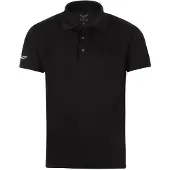 Trigema Poloshirt "Klassisches Poloshirt COOLMAX", Damen, Gr. 4XL, schwarz, Trikot, 100% Polyester (recycelt), lang, ohne Ausschnitt, Shirts Poloshirt