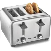 Bella 4-Scheiben-Toaster mit extra breiten Toastschlitzen und herausnehmbarem Kr