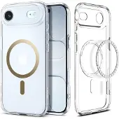 Spigen case ULTRA HYBRID MAG kompatibel mit MagSafe passend für IPHONE 17 Air clear gold