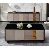 AEA Wohnzimmer Design Tische Möbel Luxus Beistelltisch Holz Modern Couchtisch