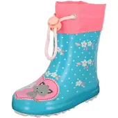 Beck Mädchen Kätzchen 4011 Gummistiefel, Türkis, 18 EU