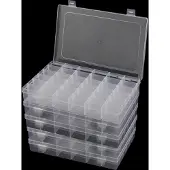 Merkloos Transparente Aufbewahrungsbox mit 36 Fächern