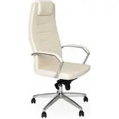 AEA Weißer Sessel Designer Stuhl Bürostühle Drehstuhl Chefsessel Einsitzer