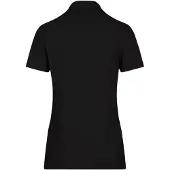 Trigema Poloshirt "Poloshirt", Damen, Gr. S, schwarz, Piqué, 100% Baumwolle, Basic, ohne Ausschnitt, Shirts Poloshirt