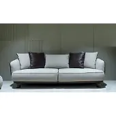 AEA Dreisitzer Sofa Couch Wohnlandschaft Modern Stilvoll Funktional
