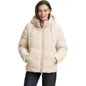 Tom Tailor Damen Puffer-Jacke mit Kapuze