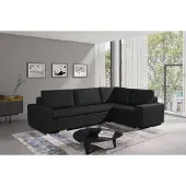 AEA Moderne Ecksofa Wohnzimmer Textil Stoff Schlafsofa Couch Wohnlandschaft Polster