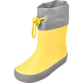 Playshoes 180501_12, Stiefel, Regenstiefel, Uni, Kind, Gelb, Grau, Einfarbig