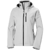 Helly Hansen Women's W Crew Hooded Jacket 2.0, Grey Fog, 5XL